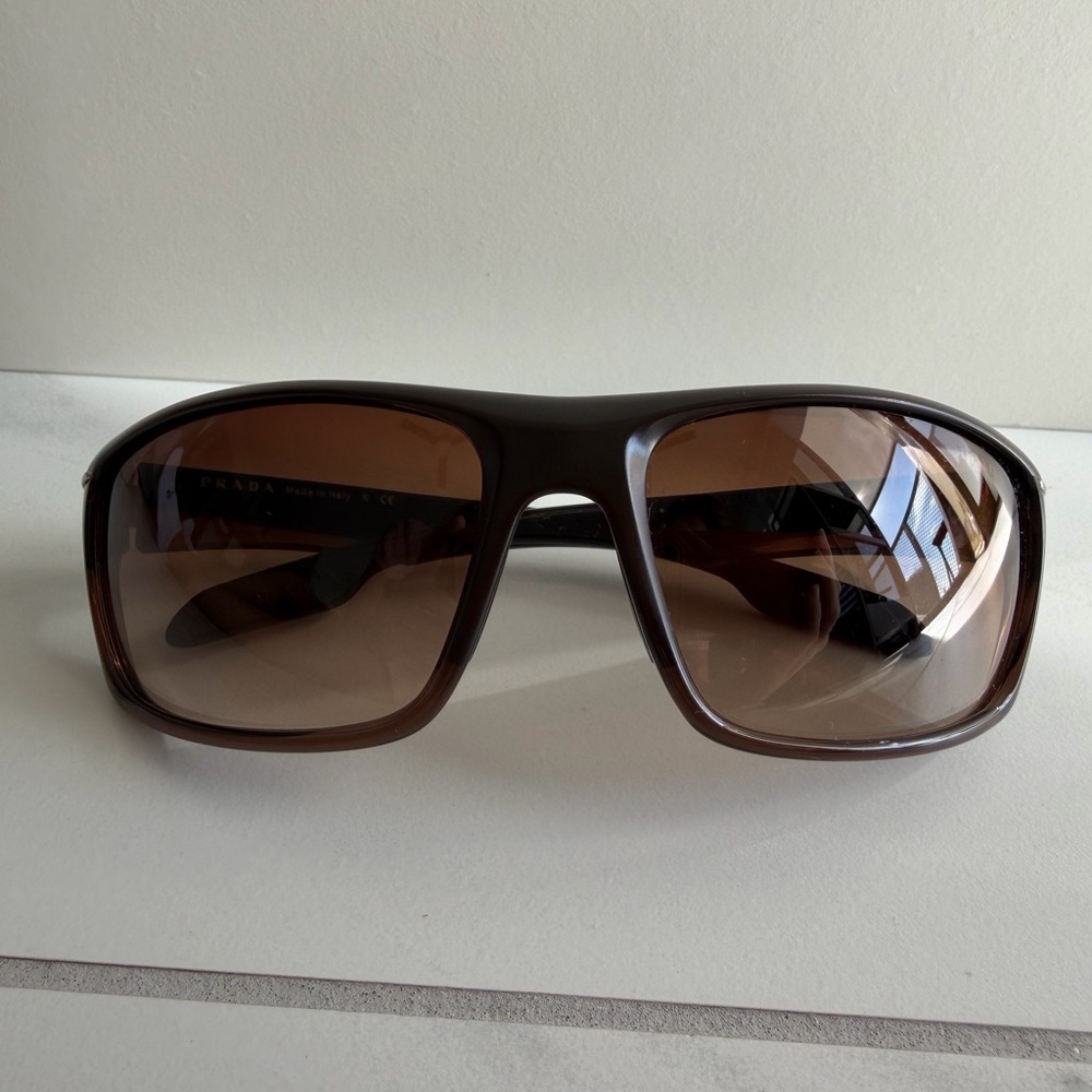 Prada brown Men's Sunglasses - Picture 3 of 11